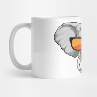 Elephant with Sunglasses Mug